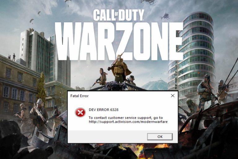 Dev Error 6328