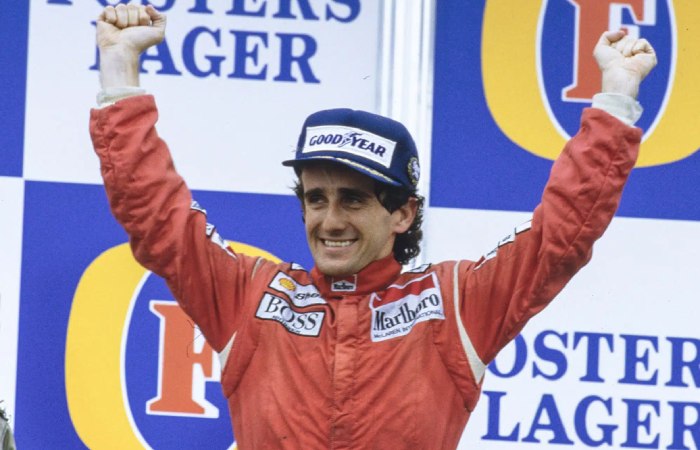 The legendary Alain Prost