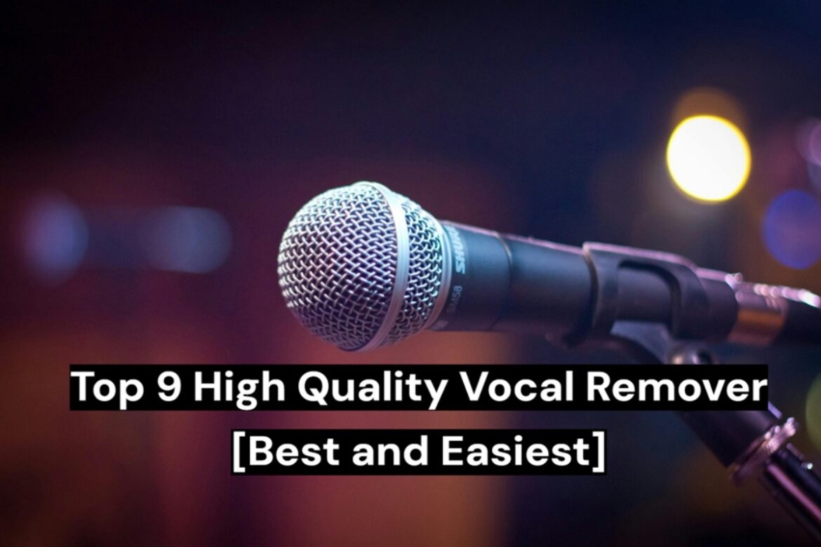 High Quality Vocal Remover