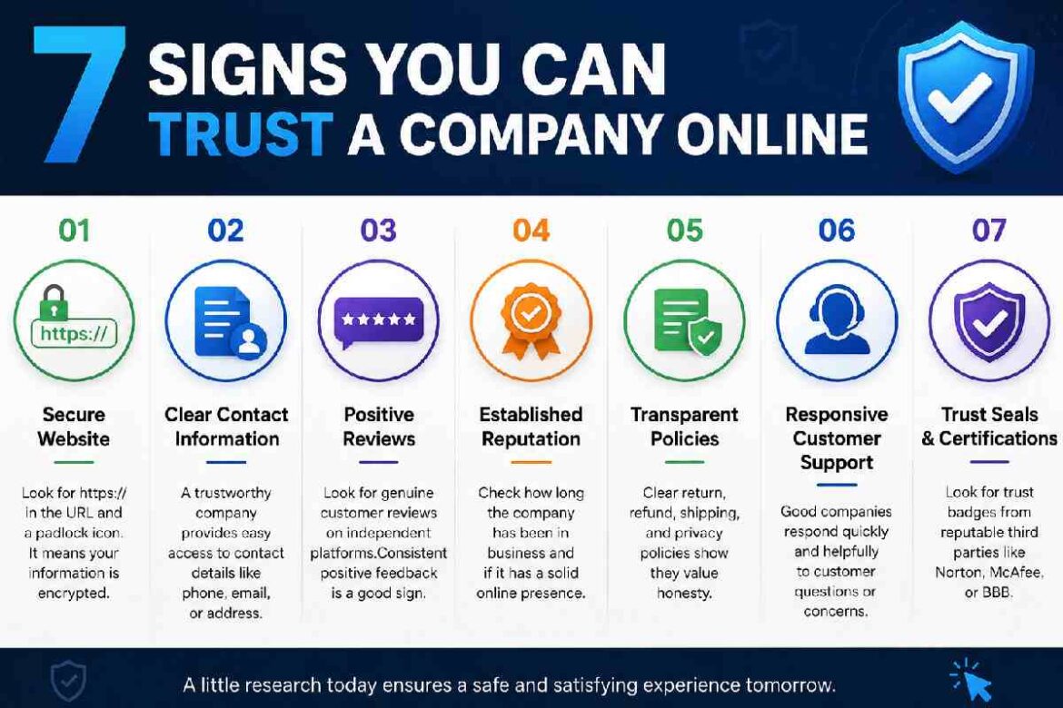 7 signs you can trust a company online